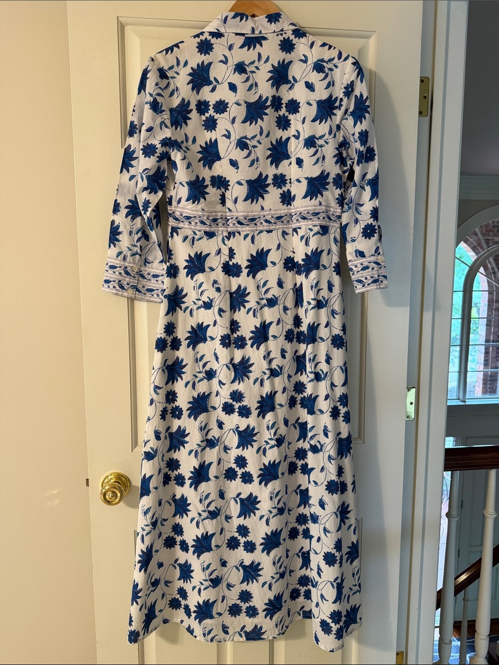 NWOT Oliphant Three Quarter Sleeve Maxi Dress - Picture 8 of 9